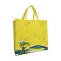 Eco Friendly Wholesales Custom Logo Design Full Color Printing Reusable Ultrasonic Shopping Tote Laminated Non Woven Gift Bag