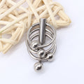 Gaby Jewelry 316L Stainless Steel Genitals Piercing Pictures Christina Vertical Hoop Ring  Belly Ring Body Piercing Jewelry