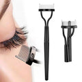 FYD Stainless Steel Folding Eyelash Brushes Lash Separator Comb Cosmetic Tools for Eye Tweezers and Curler Application