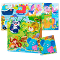 2025 Hot Preschool Educational Toys 2 IN1 Magnetic Drawing Board Puzzle Game Animal 3D Wooden For Kids