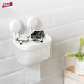 TAILI Wall Mounted Powerful Tissue Roll Vacuum Suction Cup Toilet Tissue Holder for Bathroom Kitchen