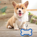 Wholesale Metal Design Bone Shape Enamel Pet Dog ID Name Tag Laser Engraved Logo With Lobster Clasp Dog Tags Pendants