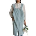 Wholesale Custom Printed Logo 100% Washed Cotton Kitchen Cooking Sublimation Blank Apron