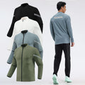 Men's New Racing Sports Bomber Jacket Stand Collar Zipper Closure Casual Training Work for Spring Formal Outdoor Running Jacket