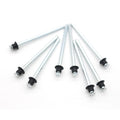 Black Coated Carbon Steel Countersunk Head Pull-Thru PT Blind Rivets Factory Supply