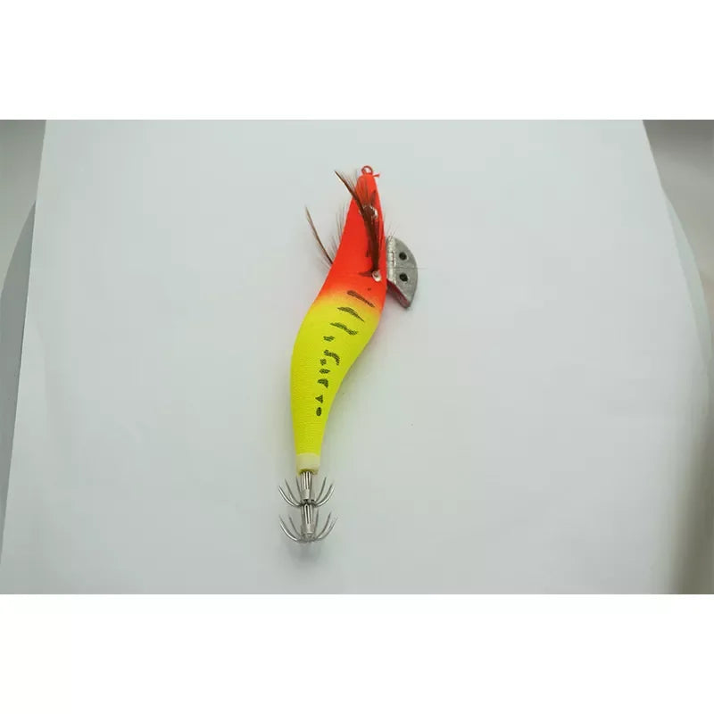 Hot Sale Shrimp Luminous Squid Lure ABS Plastic Squid Jig Fish Hook