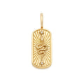Gemnel Brass 18k Gold Vermeil Necklace Ancient Symbol Snake Pendant Necklace Custom Jewelry Pendant