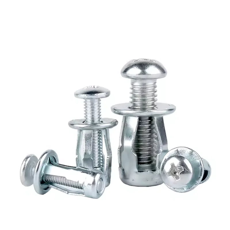 Aluminum Steel Zinc Plated Threaded Inserts Steel Blind Jack Nut for Metal Screw Petal Nut Expansion Rivet Nut