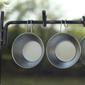 Picnic Portable Outdoor Portable Metal Sierra Cup Multi-purpose Stainless Steel Bowl with Handle