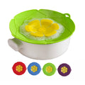 Multi-Function Kitchen Tool Boil Over Safeguard Silicone Microwave Splatter Pan Pot Cover Silicone Spill Stopper Lid Cover MegaBDM