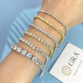 Cheapest Price Hip Hop 925 Sterling Silver 2mm 3mm 4mm 5mm 6.5mm Gra VVS Diamond Bracelet Moissanite Tennis Chain
