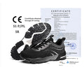 JIANKUN CE+UKCA ATSM Certified Anti Impact /puncture for Men Indestructible Woodland Safety Shoes with Rubber Insole