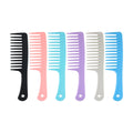 Wholesale Custom Logo Anti Static Hair Straightener Comb Barber Hot Comb Plastic Wide Tooth Hair Combs for Women