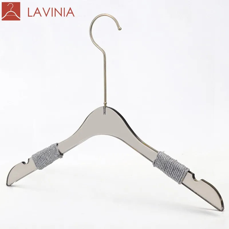 Lavinia Hot Selling Crystal Hangers Acrylic Hangers With Hooks Transparent Acrylic Hanger Clothes Hanger Hanger Manufacturer