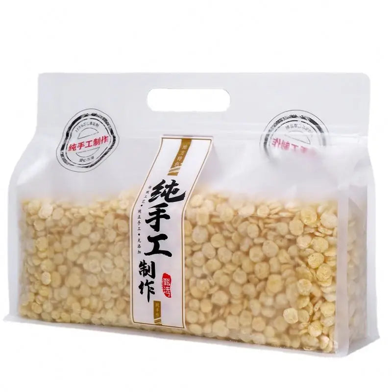 Wholesale Disposable Custom Logo Zipper Top Flat Bottom Packaging Bags Printed Laminated Dry Coffee Tea Milk Food Pet Food Jelly