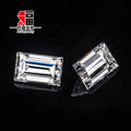 Baifu Gems DEF Color baguette Shape Step Cut Loose Moissanite Diamond for Jewelry Making
