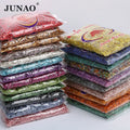 JUNAO 2x3mm 2x4mm 2x6mm Pink Color Sew On Garment Tube Beads Glass Spacer Bead Glass Seed Beads for Fabric Embroidery Jewelry