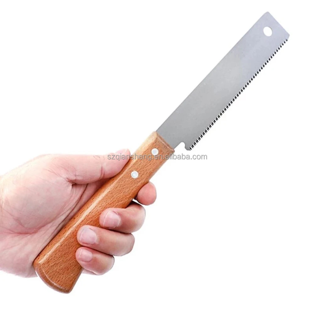 12 Inches Mini Hand Saw for Woodworking SK5 Carbon Steel Tenon Fine Tooth Wooden Handle Saw DIY Hand Tools