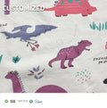 Healthy 100% Organic Cotton Jersey Fabric for Children's Clothes