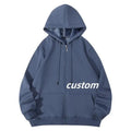 Custom Hoodie Manufacturer Full Zipper Hoodie Suit Unisex Oversized 450 Gsm Fleece Heavyweight Zip up Hoodie 500 Gsm for Men