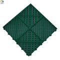 LHDT 400*400*18mm Anti-Slip PP Interlocking Garage Floor Tiles Removable Plastic Interlocking Mats for Car Wash Easy Click
