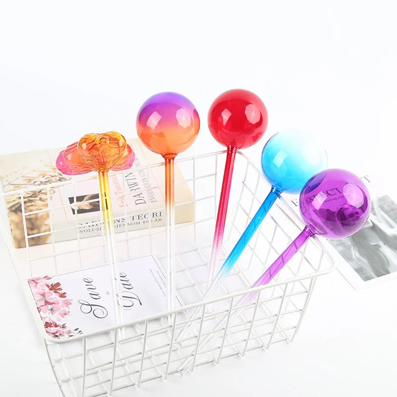 Wholesale Customized Self Watering & Irrigation Device Butterfly Shape Glass Watering Globe for Garden Plants