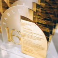 Wholesale Custom Restaurant Reception Arch Double Half Frosted Silver Mirror Gold Matte Black Place Acrylic Wedding Table Number