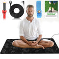 Upgraded  Sleeping  Grounding Pad with Pattern Earth Mat with Testing Pen and Grounding Cord Grounding Mat for Sleeping for Bed
