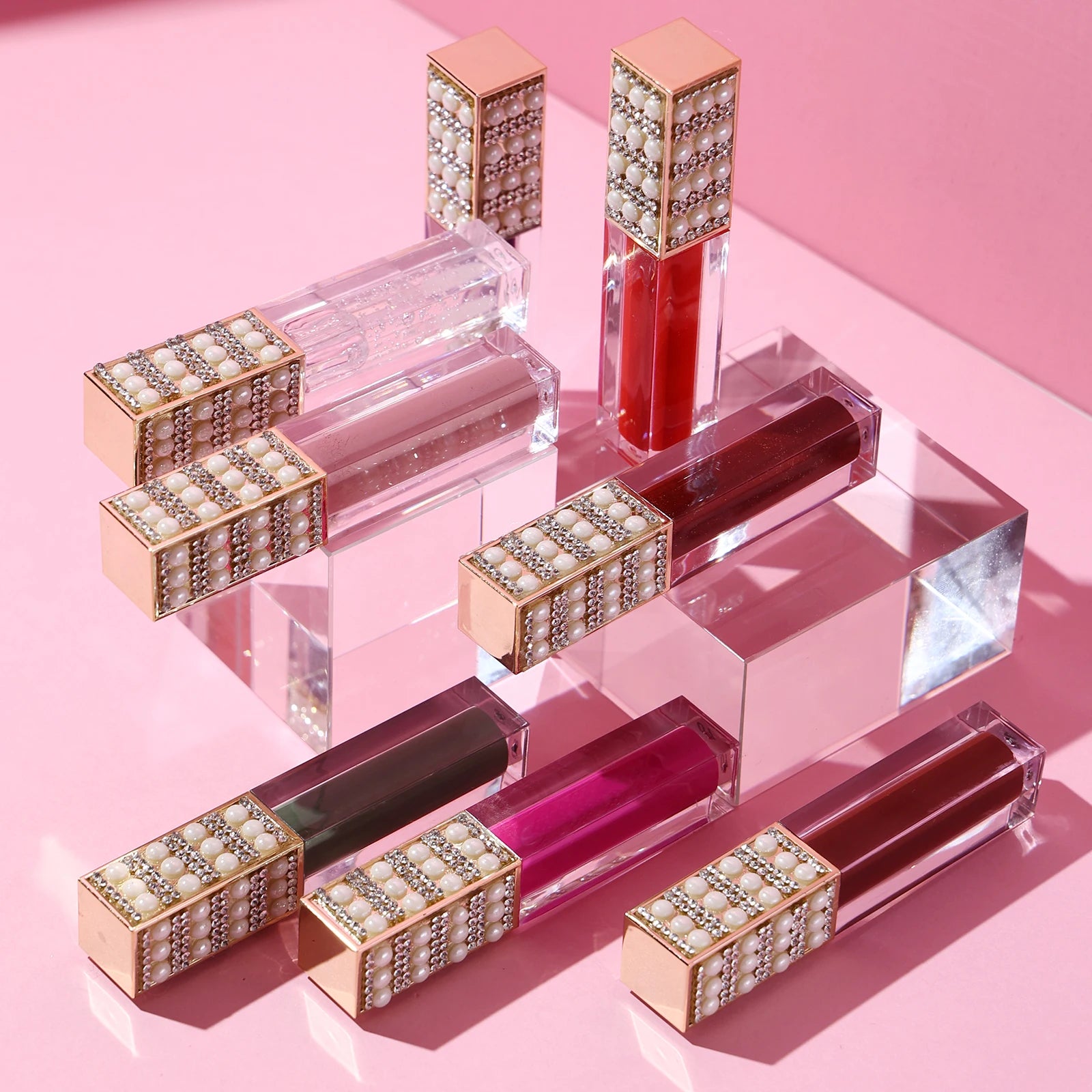 Cheap Mineral Pearl Vegan Liquid Lipstick Long Lasting Non Stick Hydrating Moisturizing Waterproof Matte Lip Gloss Private Label