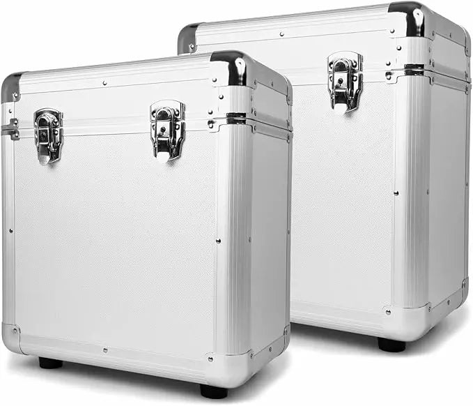 RC80 12 Inch Plate Case Vinyl Record Storage Box   Vinyl Record Storage and Carrying Case