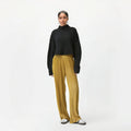 Golden Fast Delivery Casual Pants Women Fashion Girls Pants Washed Quality Pants