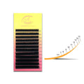 Label ultra Black Faux Mink Individual Cashmere Eyelash Lash Extensions Volume Mixed Lash Trays Wholesale