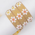 Adjustable Bohemian Style Gold Women's Woven Daisy Flower Miyuki Beads Bracelet-Best Gift Idea Fashion Jewelry