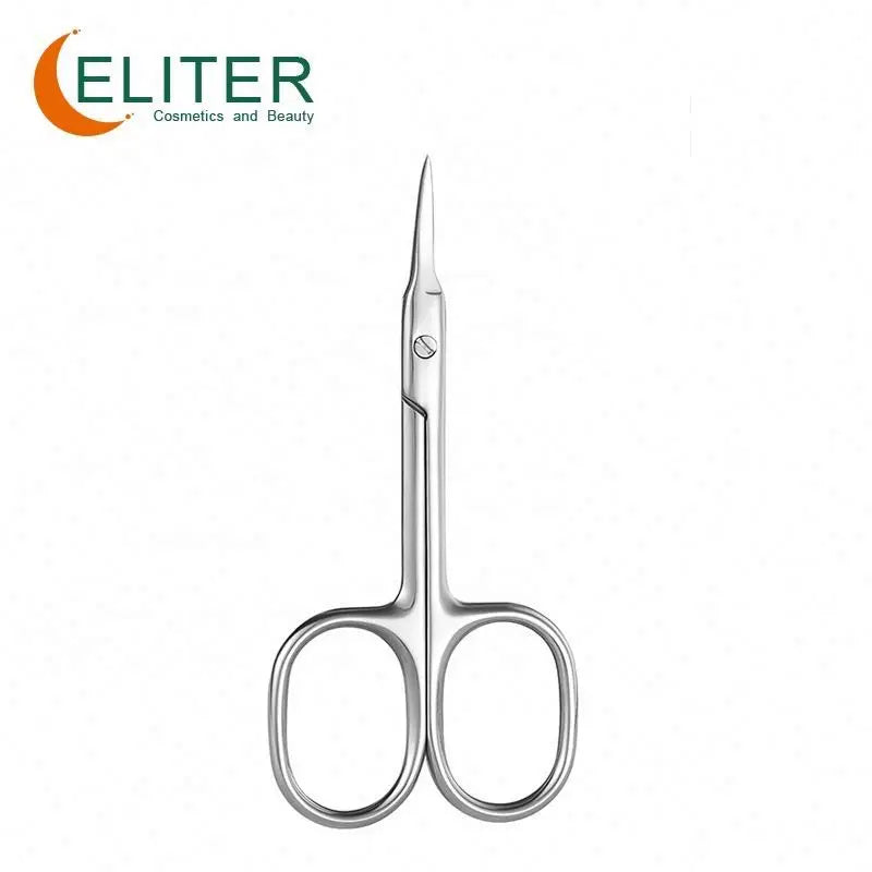 Eliter in Stock Hot Sell Stainless Steel Nail Scissor Set Scissors for Grafting Scissors Nails Curved