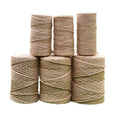 China Factory Supply Natural Color Twisted Jute Yarn / Jute Twine / Jute Packing Rope
