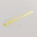 0.8mm Thickness Gold Aluminum Embossed Wine Label Sticker Metal Sticker