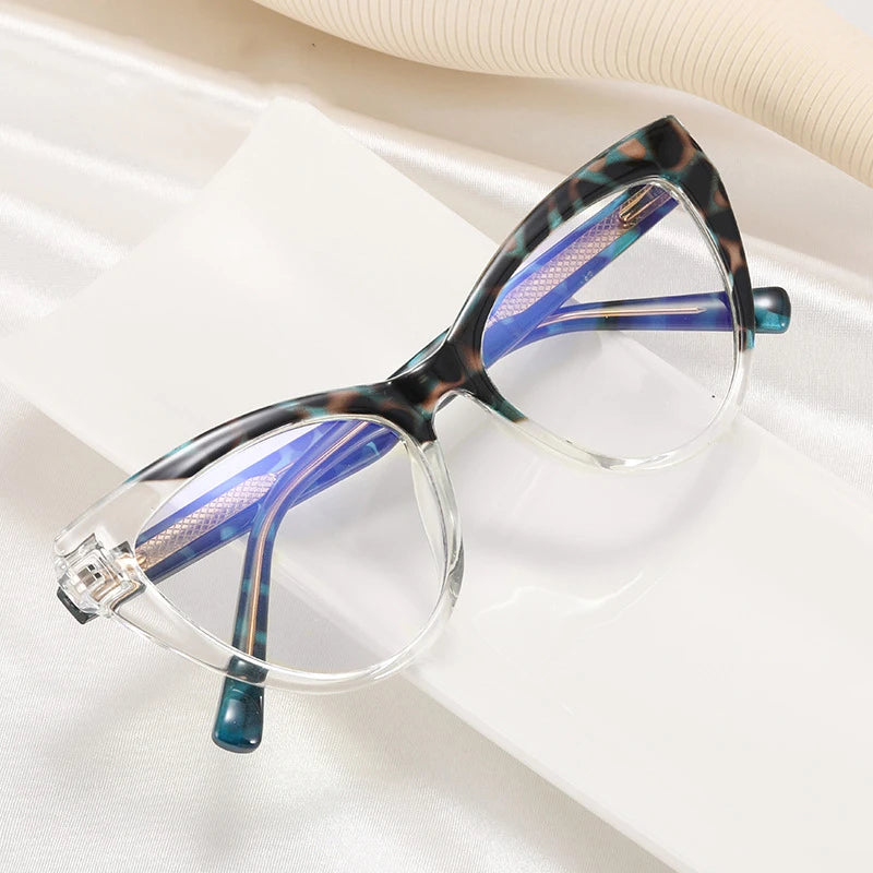Cat Eye Anti Blue Light Glasses Uv 400 Lentes Eye Protection Glass for Computer Fashion Eye Glass for Women