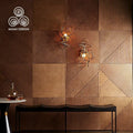 MUMU External Garden 3D Real Composite Embossed Decor Plank Wave Wainscoting Wood Cladding Wall Paneling