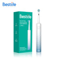 Bestlife K1636S Oscillating Rechargeable Power Electric Toothbrush with Twisted Texture Anti-skid Handle Decorated