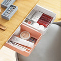 Under Desk Plastic Drawers Hanging Paste Drawer Box Stationery Storage Box Desk Hidden Table Storage Box