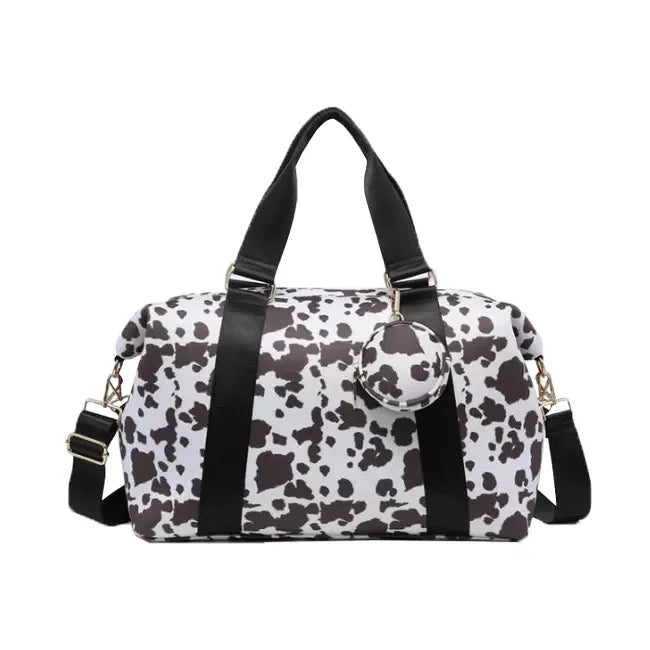 Wholesale Large Capacity Neoprene Sports Gym Travel Duffel Bag Fashion Zipper Closure for Outdoor Camping Hiking and Travel