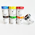 Custom Wholesale Monday Adhesive Paper Sticker Glossy Thermal Color Food Label for Exhibition Packaged in Rolled Shipping Label