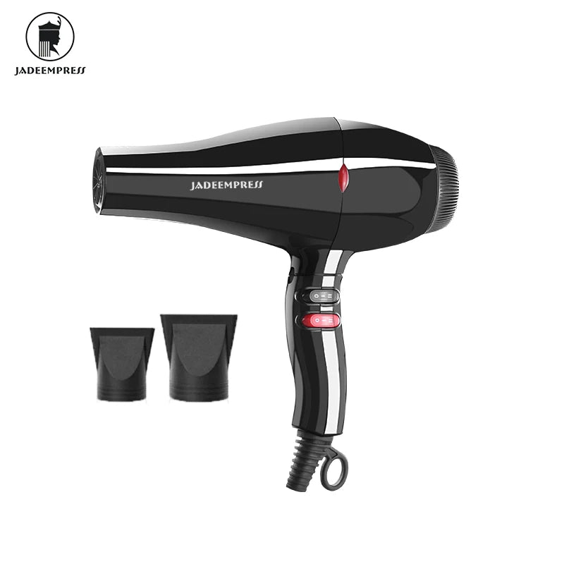 Professional AC Motor Ionic Salon Hair Dryer 2300W Hot/Cold Settings 3 Speeds Quick Dry Styling for Hotel & Travel Use