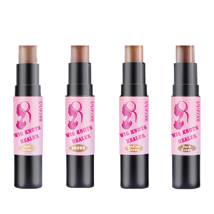 Uufine Factory Private Label Sweat-Proof Hide Wig Knots and Grids Lace Tint Stick for Wig Lace Frontal