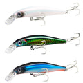 HONOREAL 80mm 8g Luminous Long Cast Hard Artificial Fishing Lures Minnow Type