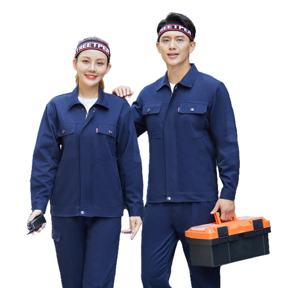 Factory Direct 100% Cotton Uniforms Workwear Work Clothes for Men Workwear Construction European Work Clothes