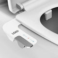 Modern Self-Cleaning Double Spray Bidet Toilet Seat Flusher Manual Electric-Free Plastic Wall-Mounted Bathroom Cross-Border