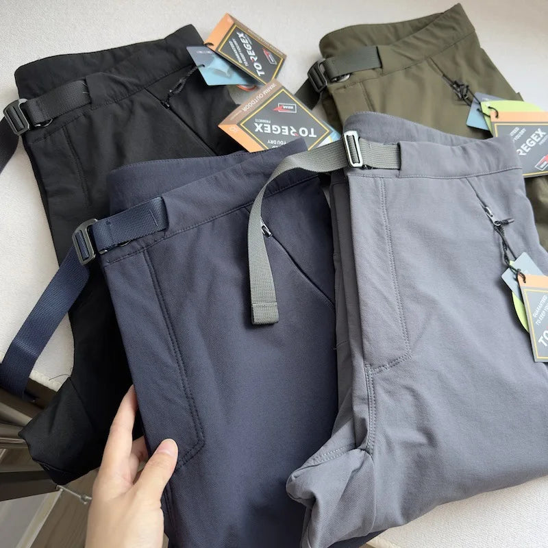 Top Grade Quality Original Version Man outdoor sports TOEGEX windproof waterproof long pants breathable soft shell trousers