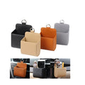 Universal PU Leather Car Dustbins Mini Air Vent Hanging Trash Can Mobile Phone Holder Bag Pouch
