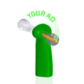 Portable Rechargeable LED Text Fan for Christmas Party Decorations Flashing Light up Display for Celebrations & Promotions